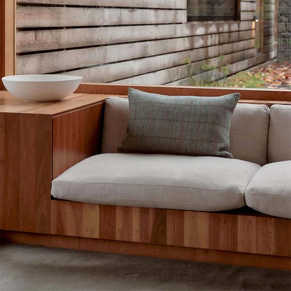 Twill Cushion (Eucalyptus/ Multi) - 60 x 40 cm - Image 2