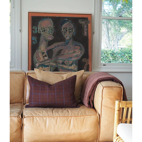 Twill Cushion (Mulberry / Multi) - 60 x 40 cm - Image 2