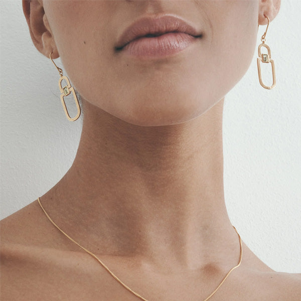 Vault Earrings - Gold - Image 3