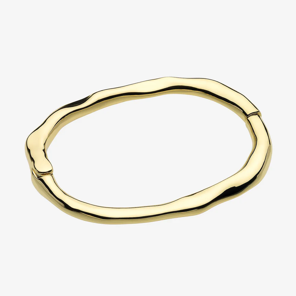 Verity Gold Hinge Bangle