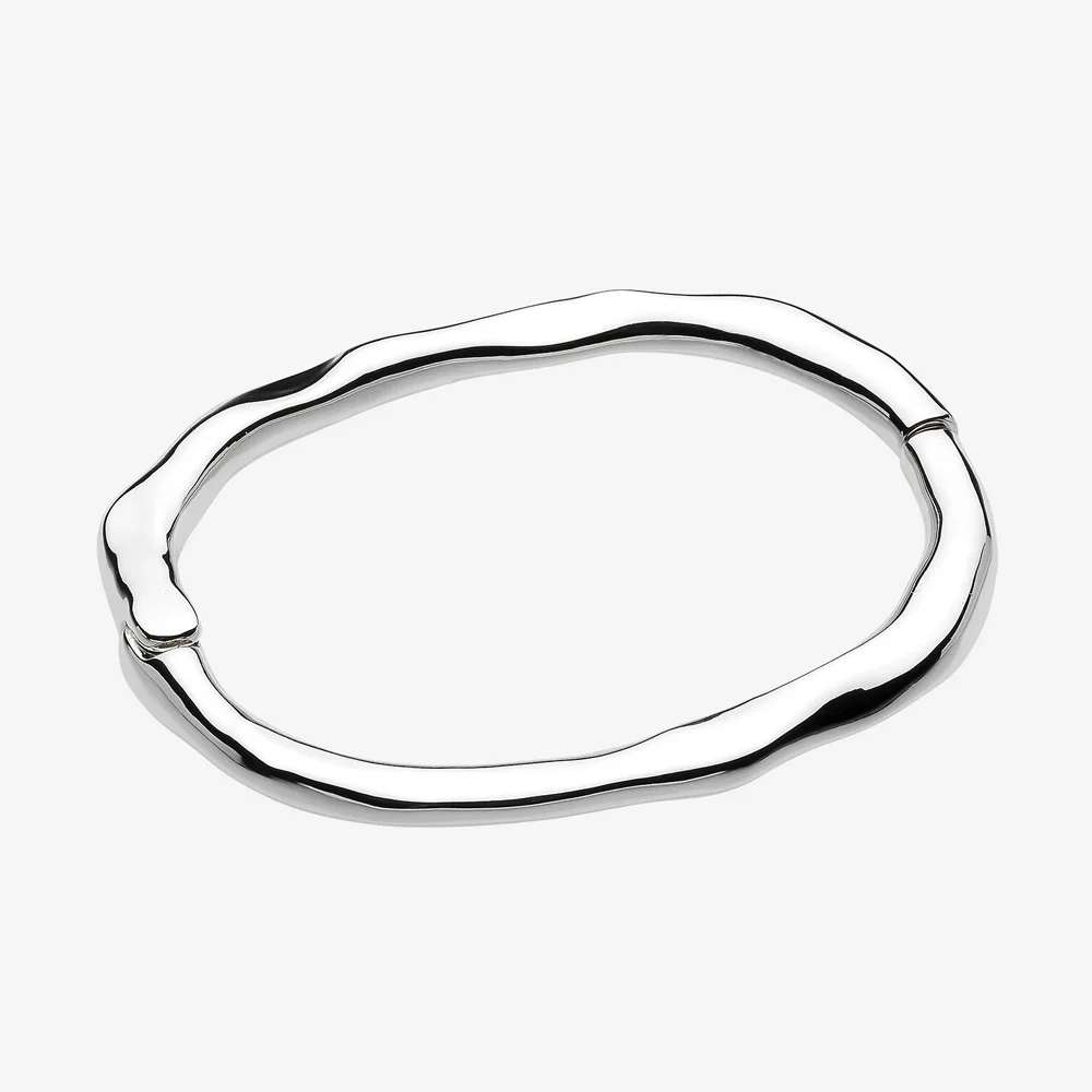 Verity Silver Hinge Bangle
