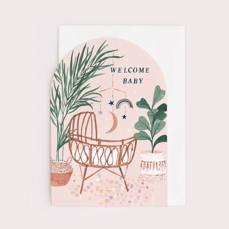 Welcome Baby Nursery Card
