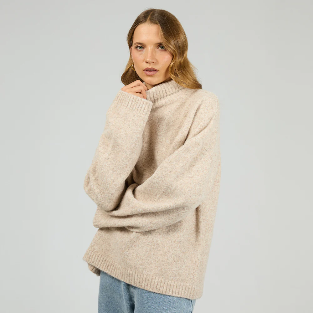 Willow Knit Jumper - Oat - Image 2