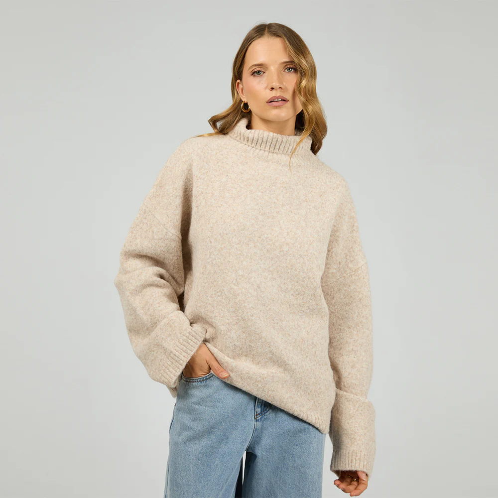 Willow Knit Jumper - Oat - Image 3