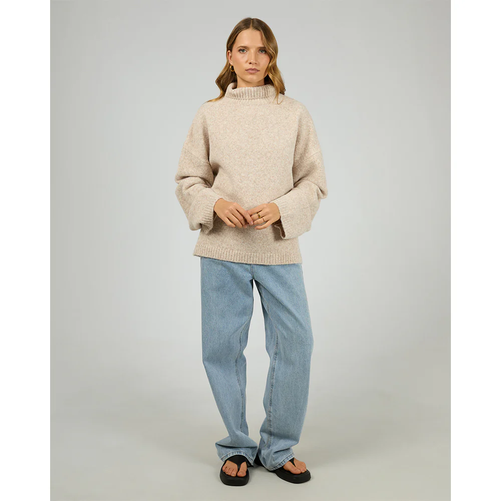 Willow Knit Jumper - Oat - Image 4