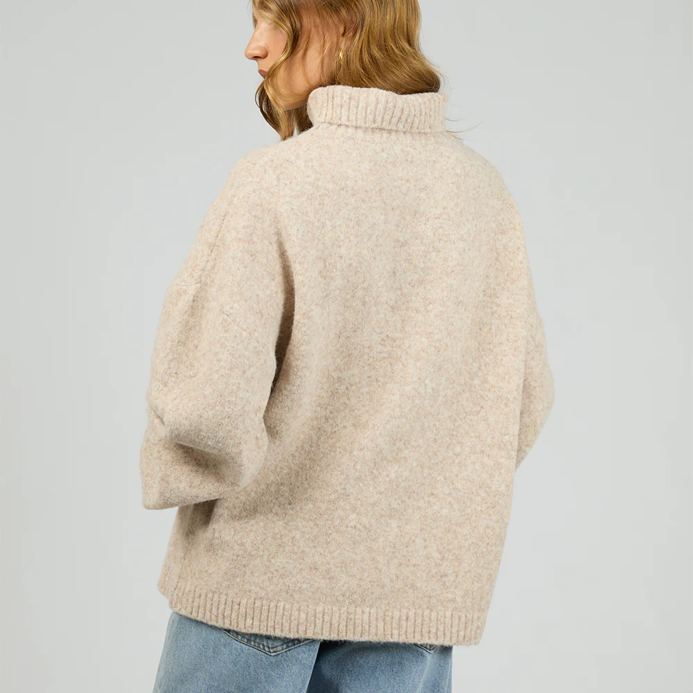 Willow Knit Jumper - Oat - Image 5