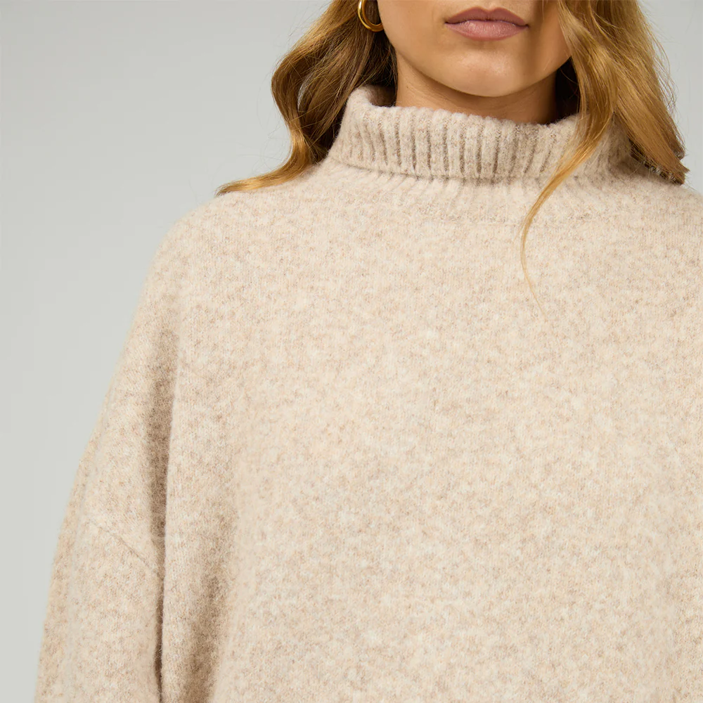 Willow Knit Jumper - Oat - Image 6