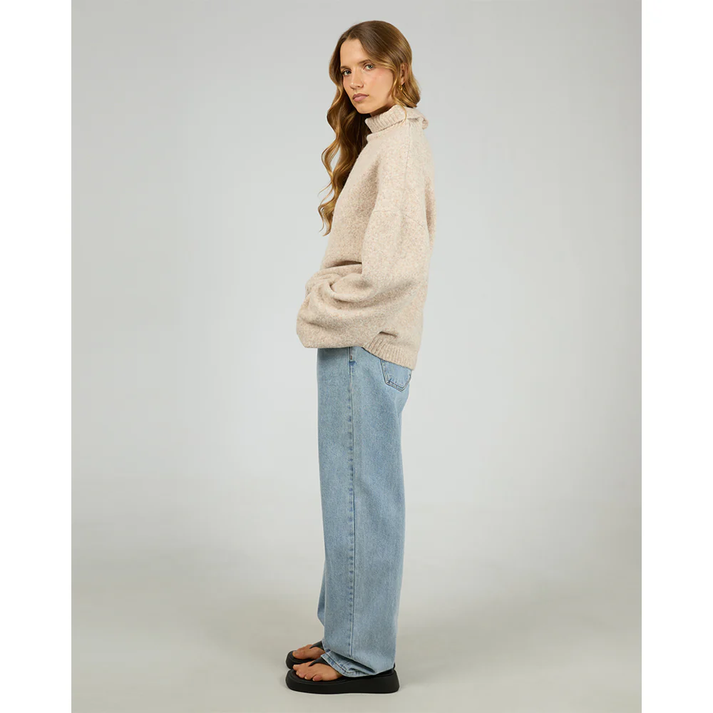 Willow Knit Jumper - Oat - Image 8