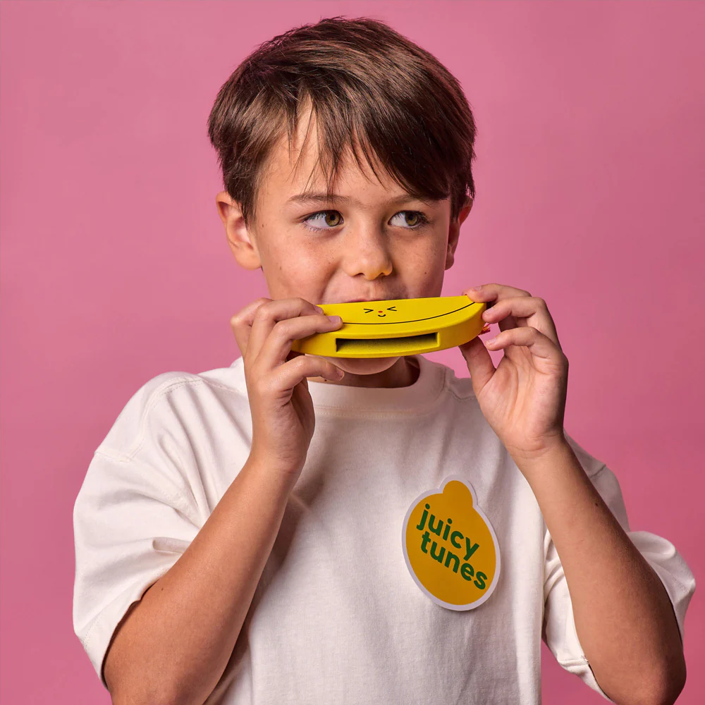 Wooden Fruit Harmonica - Banana - Image 2
