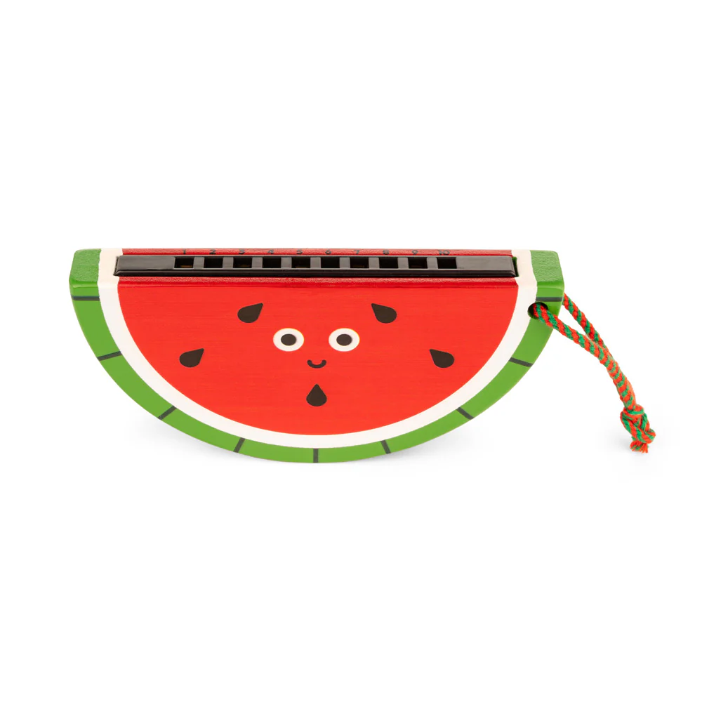 Wooden Fruit Harmonica - Watermelon