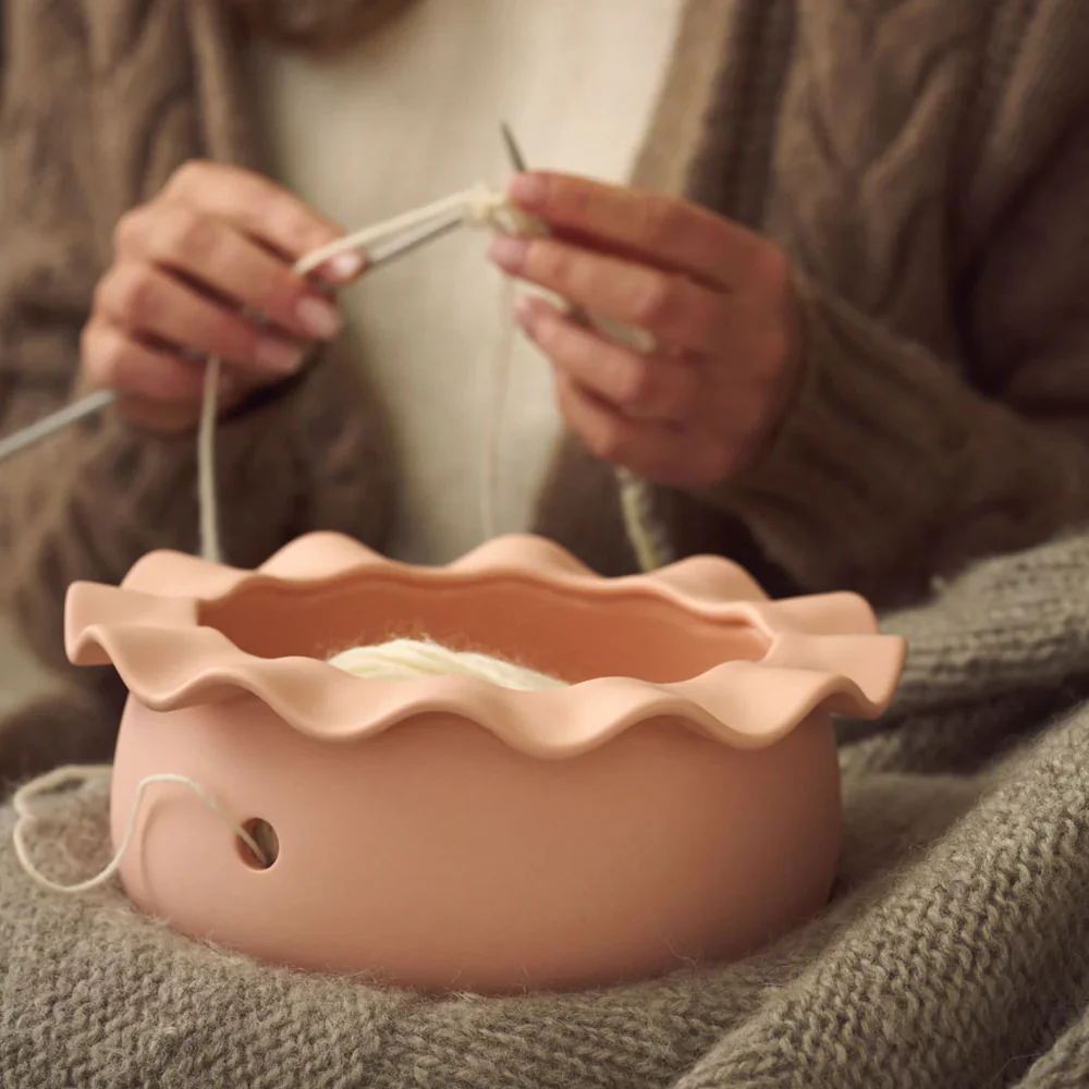 Yarn Bowl - Coral - Image 2