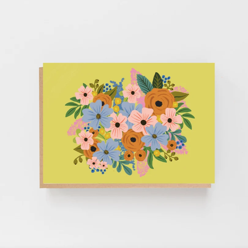 Yellow Flower Card