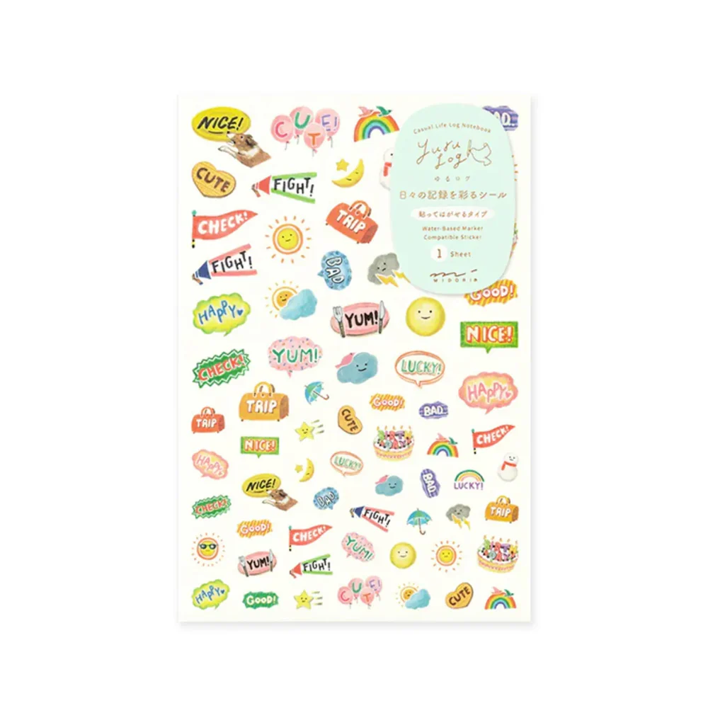 Yuru Log Stickers - Feelings - Image 2